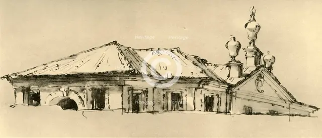 'Roof-Storey of a Villa', 1757, (1928). Artist: Giovanni Battista Tiepolo.