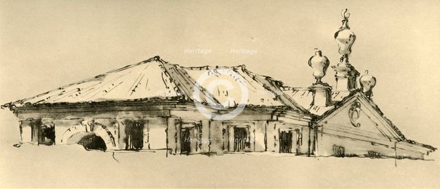 'Roof-Storey of a Villa', 1757, (1928). Artist: Giovanni Battista Tiepolo.