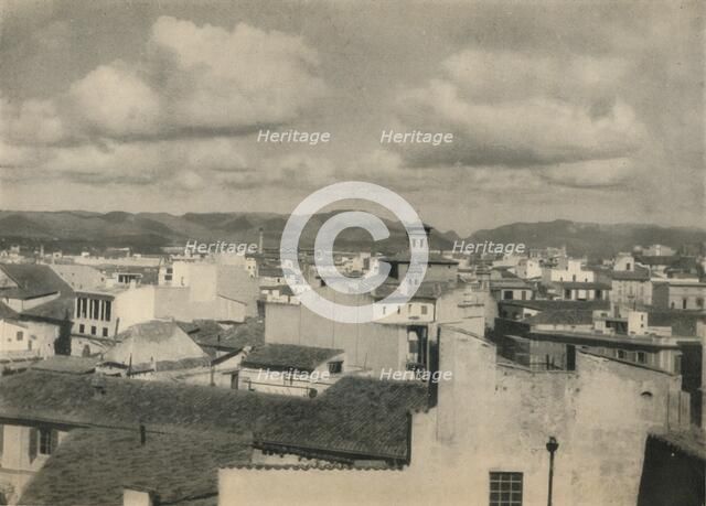 'Roofs of Palma, Majorca', c1927, (1927). Artist: Reginald Belfield.