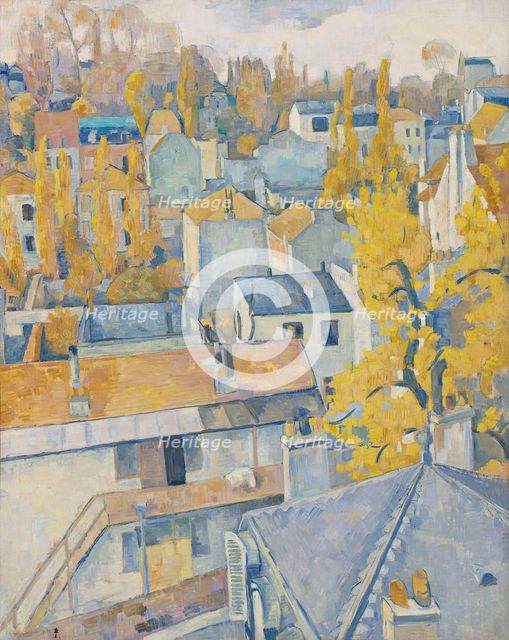 Rooftop view, 1890. Creator: Bernard, Émile (1868-1941).