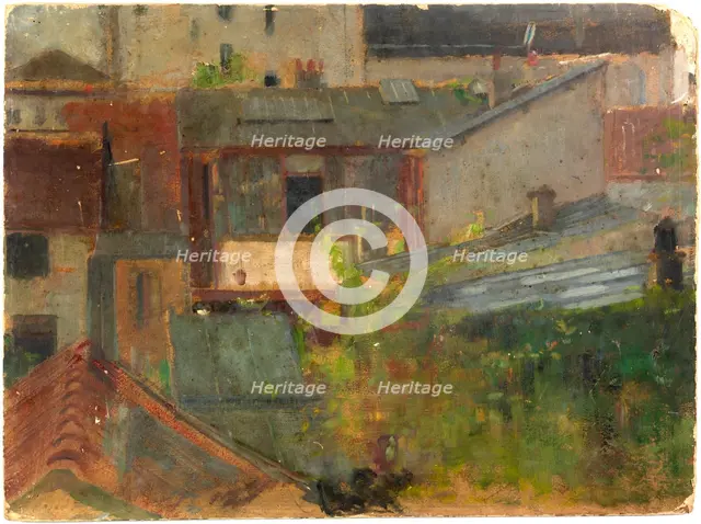 Rooftops, ca. 1900. Creator: Alice Pike Barney.