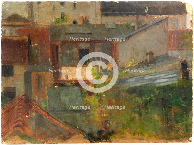 Rooftops, ca. 1900. Creator: Alice Pike Barney.