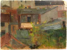 Rooftops, ca. 1900. Creator: Alice Pike Barney