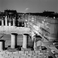 Rooftops, Eaton Place, Belgravia, London, 1962-1964. Artist: John Gay