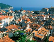 Rooftops of Dubrovnik, Croatia. Creator: Peter Thompson