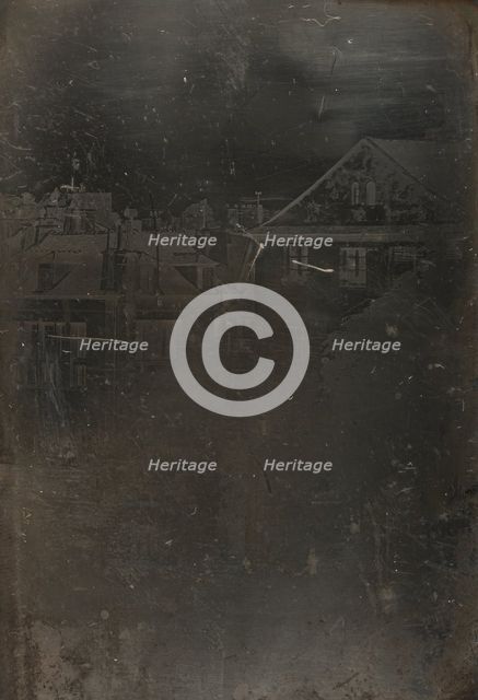 [Rooftops, Paris], August 22, 1843. Creator: Hippolyte Fizeau.