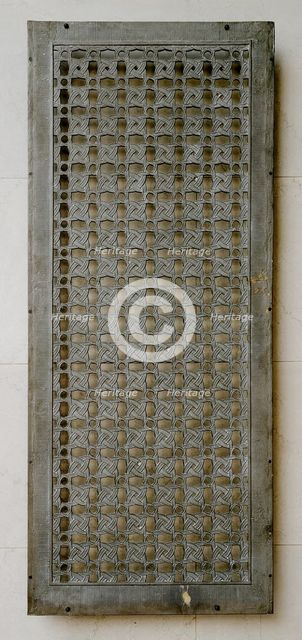 Rookery Building, 209 South La Salle Street, Chicago, Illinois: Grille from Interior Central..., c18 Creator: Burnham and Root.