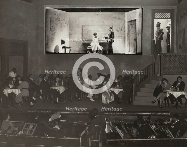 Room upstairs in Chick Turner's Cabaret, 1937. Creator: Unknown.