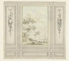 Room wall design, c.1752-c.1819. Creator: Juriaan Andriessen