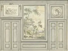 Room wall design, c.1752-c.1819. Creator: Juriaan Andriessen