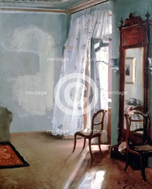 'Room with Balcony', 1845. Artist: Adolph Menzel