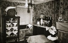 Room within a New York tenement block, USA, early 1930s. Creator: Unknown