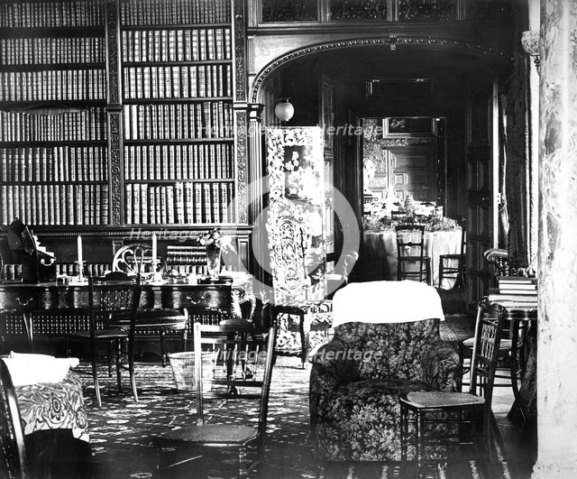 Room at Flete, c1882. Artist: Unknown