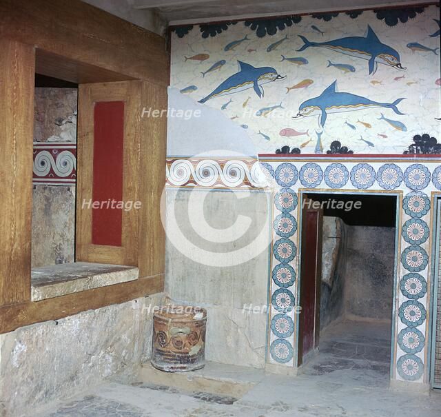 Room in the 'Queen's apartments' in Knossos, 17th century. Artist: Unknown