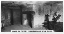 Room in which Shakespeare was born (c1920s)