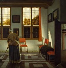 Room in a Dutch House, 1670. Creator: Pieter Janssens Elinga