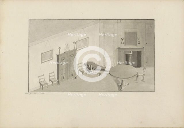 Room in Amersfoort, 1840. Creator: Anon.