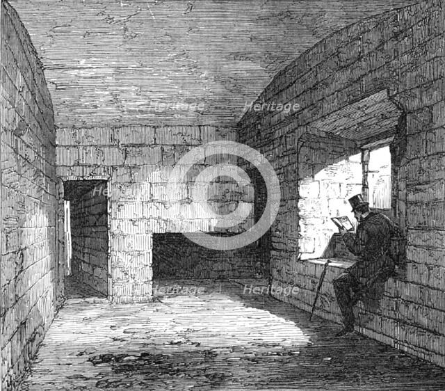 Room in...Carnarvon Castle, where the first Prince of Wales is said to have been born, 1868. Creator: Unknown.