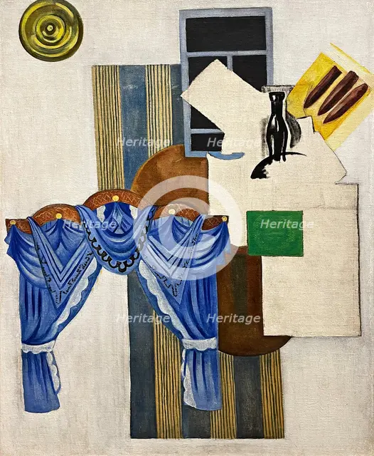 Room (Interior), 1915. Creator: Rozanova, Olga Vladimirovna (1886-1918).