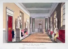 Room off the private boxes, Covent Garden Theatre, Bow Street, Westminster, London, 1810. Artist: Anon