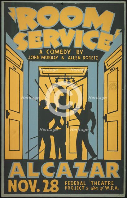 Room Service, San Francisco, 1938. Creator: Unknown.