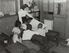 Room set up and remedial activities, P.S. 10, 1941. Creator: Blitzstein