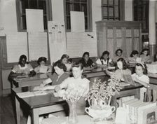 Room set up and remedial activities, P.S. 94, 1941. Creator: Sam Shalat