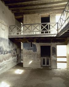 Rooms inside The House of the Stags, Herculaneum, Italy, 1st century (2002). Creator: LTL