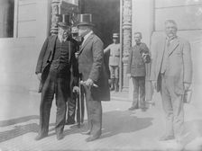 Roosevelt & Minister Morgan, Rio Janeiro, 1913. Creator: Bain News Service