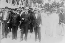 Roosevelt at Naval School, Rio Janeiro, 1913. Creator: Bain News Service