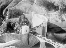 Roosevelt Dam, Arizona - Salt River Project of Bureau of Reclamation, Dedication Scene, 1912. Creator: Harris & Ewing