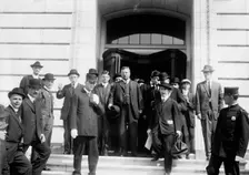 Roosevelt leaving Capitol, 1912. Creator: Bain News Service