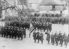 Roosevelt Service, France, 8 Jan 1919. Creator: Bain News Service