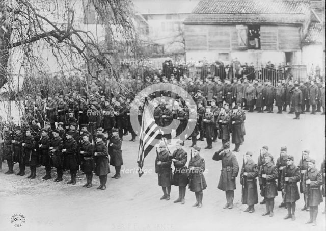 Roosevelt Service, France, 8 Jan 1919. Creator: Bain News Service.