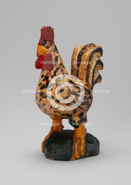 Rooster, 1870/90. Creator: Wilhelm Schimmel.