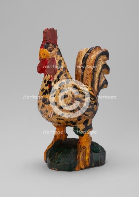 Rooster, 1870/90. Creator: Wilhelm Schimmel.