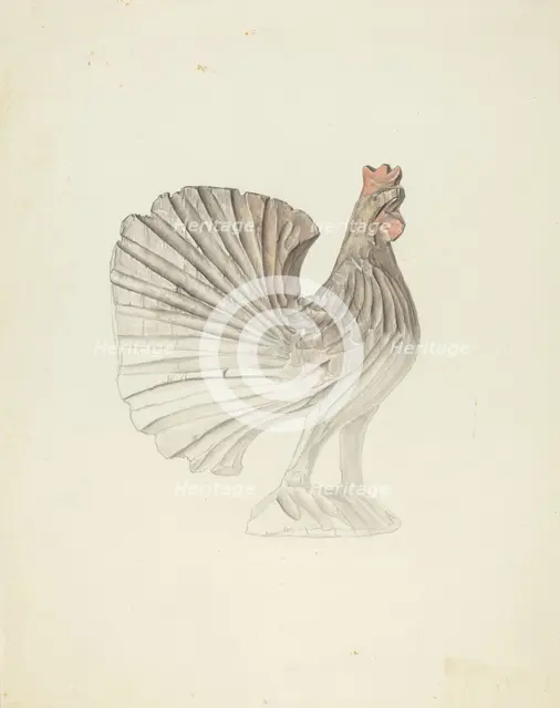 Rooster, c. 1939. Creator: Elisabeth Fulda.