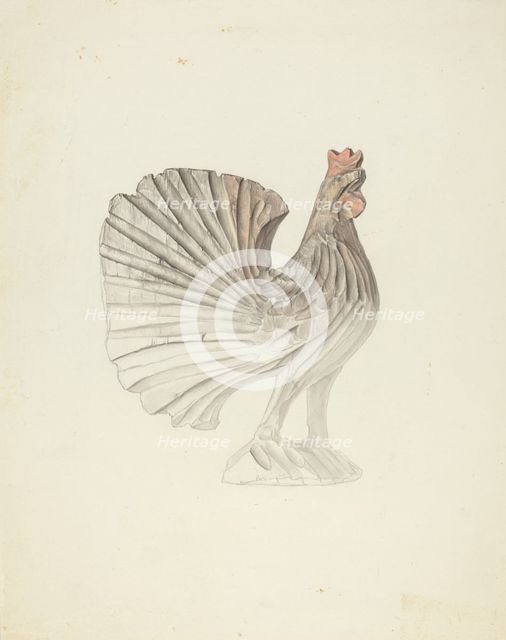 Rooster, c. 1939. Creator: Elisabeth Fulda.