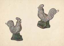Rooster Coin Bank, c. 1938. Creator: William O. Fletcher