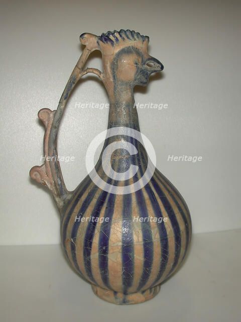 Rooster-headed Ewer, Iran, 13th century. Creator: Unknown.