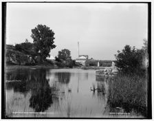 Root River rapids, Racine, Wis., between 1880 and 1899. Creator: Unknown