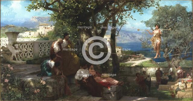 Rope Dancer, 1897. Creator: Siemiradzki, Henryk (1843-1902).