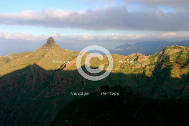 Roque de Taborno, Anaga Mountains, Tenerife, 2007. Creator: Peter Thompson.