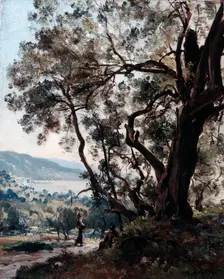 Roquebrune 1892. Artist: Emmanuel Lansyer