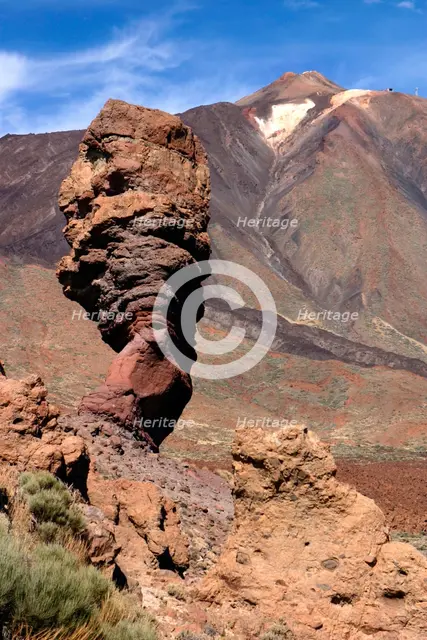 Roques Chinchado, Parque Nacional del Teide, Tenerife, Canary Islands, 2007. Creator: Peter Thompson.