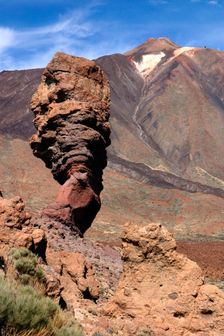 Roques Chinchado, Parque Nacional del Teide, Tenerife, Canary Islands, 2007. Creator: Peter Thompson