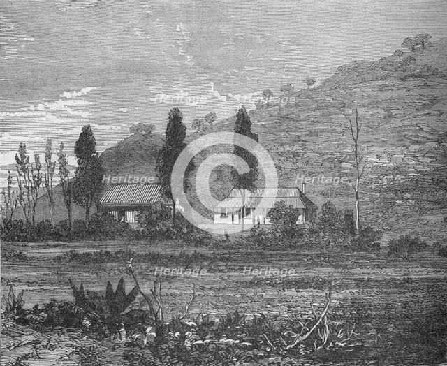 'Rorke's Drift before the Attack', 1879, (c1880). Artist: Unknown.
