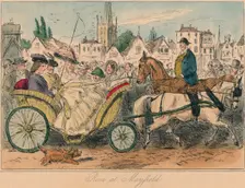 Rosa at Mayfield 1860. Artist: John Leech