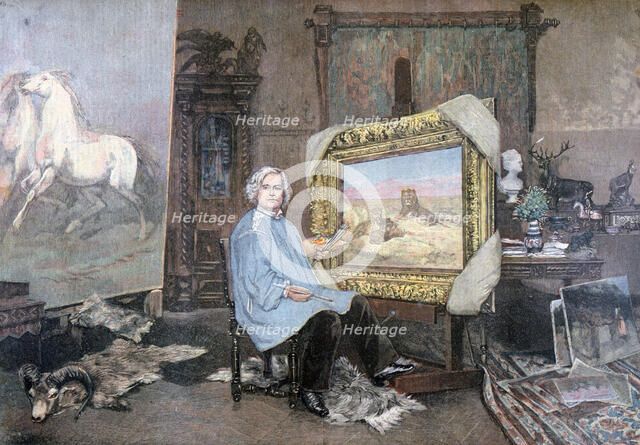 'Rosa Bonheur in Her Studio', 1893. Artist: Unknown