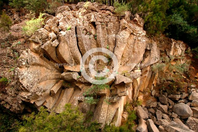 Rosa de Piedra (stone rose), rock formation, Tenerife, Canary Islands, 2007. Creator: Peter Thompson.